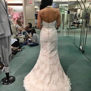 Galina Signature Lace Wedding Dress US6 New w/oTag